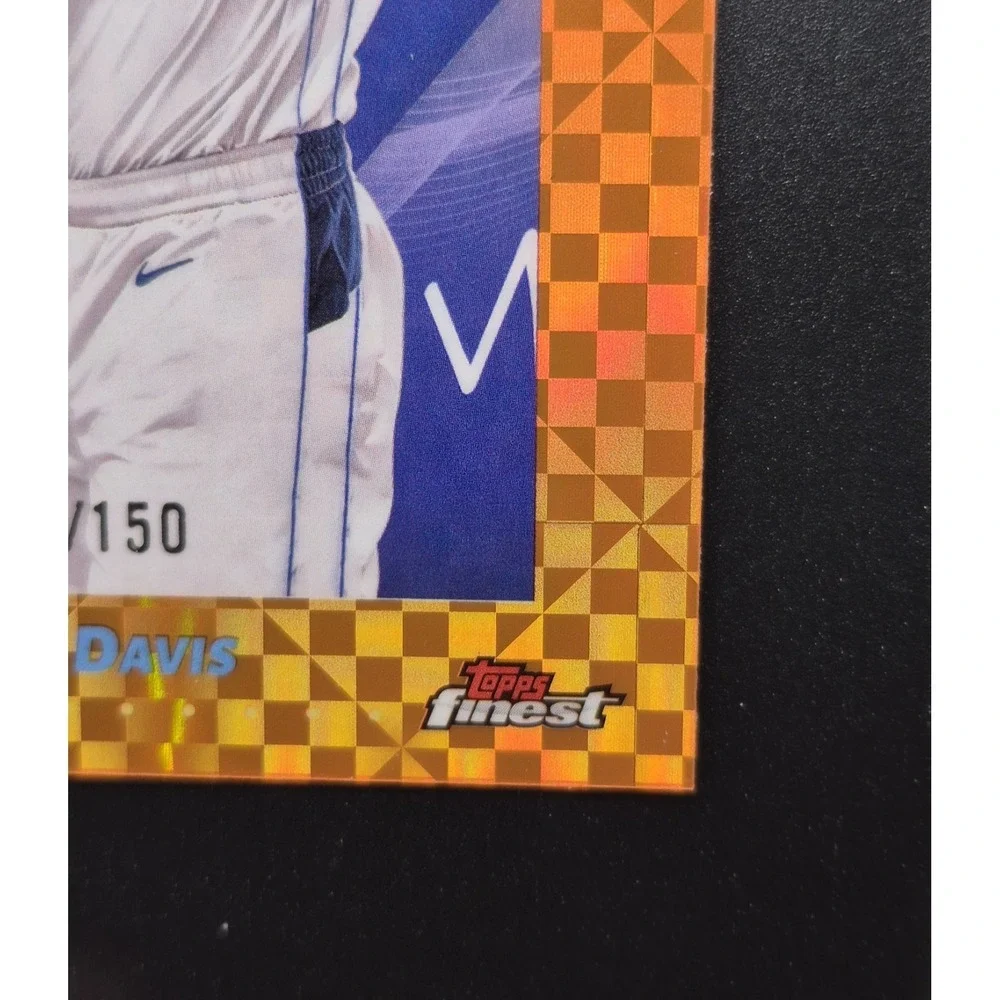 2025 Topps‎ Finest Anthony Davis #238 Orange X-Fractor /150 Wizards Lakers